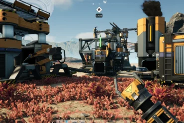 Satisfactory fabbrica automatizzata su pianeta alieno – catene di produzione e risorse sparse